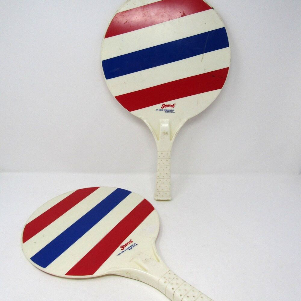 Vintage Scorch Paddle Game Replacement Paddles 1975 Made in USA 16.25"